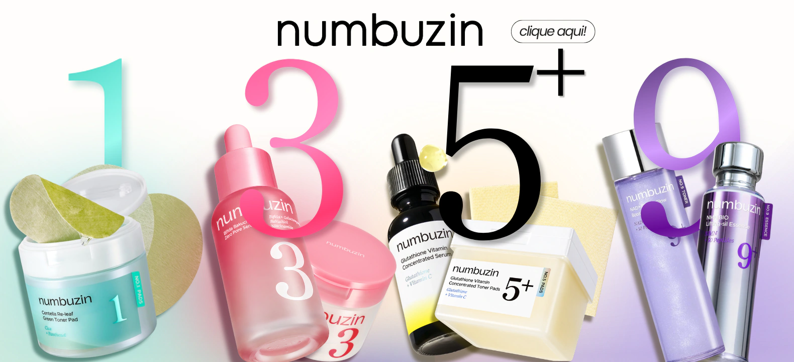 Linha numbuzin 1, 3, 5+ e 9