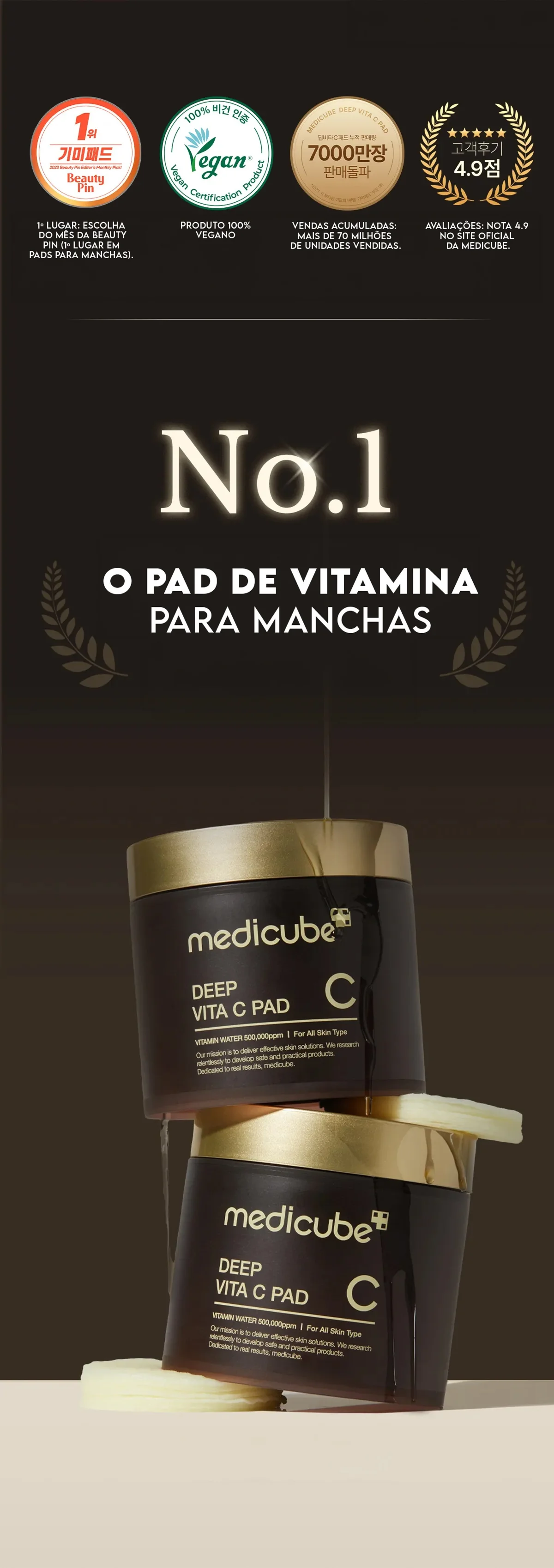 Medicube Deep Vita C Pad 70un.