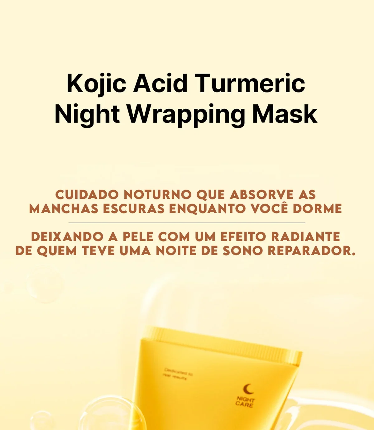 Medicube Kojic Acid Turmeric Máscara Facial Noturna 75ml