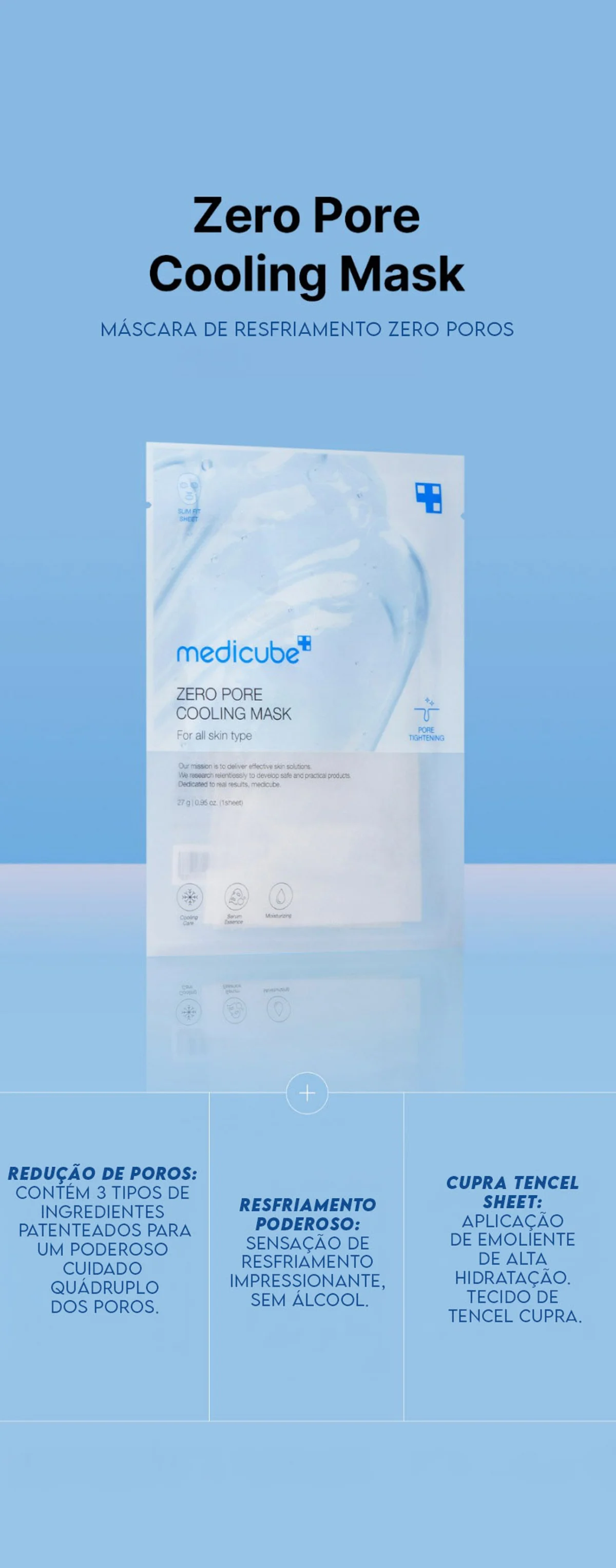 Medicube Zero Pore Cooling Máscara Facial 27g