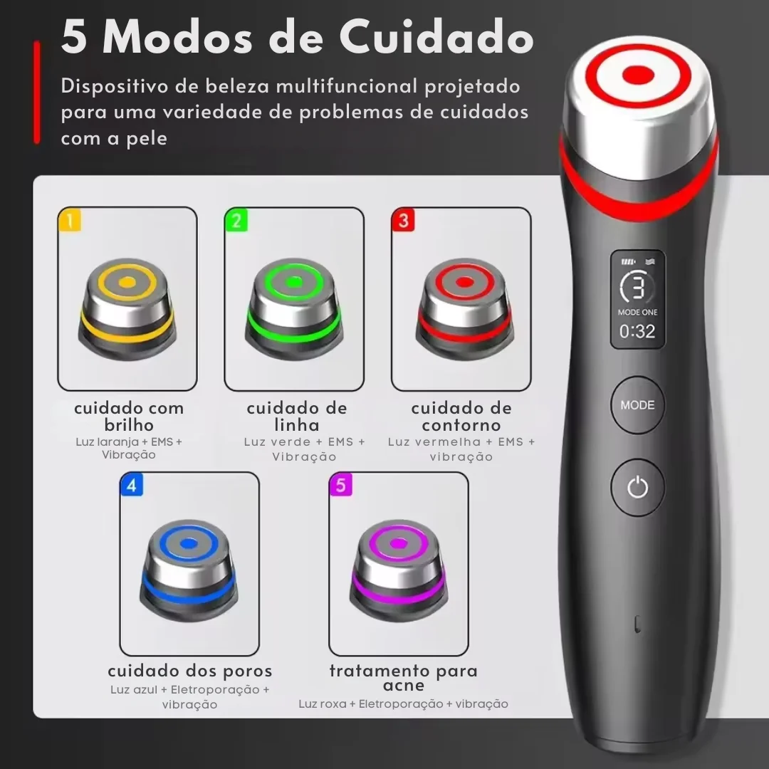 Dispositivo de cuidados para a pele - age booster pro
