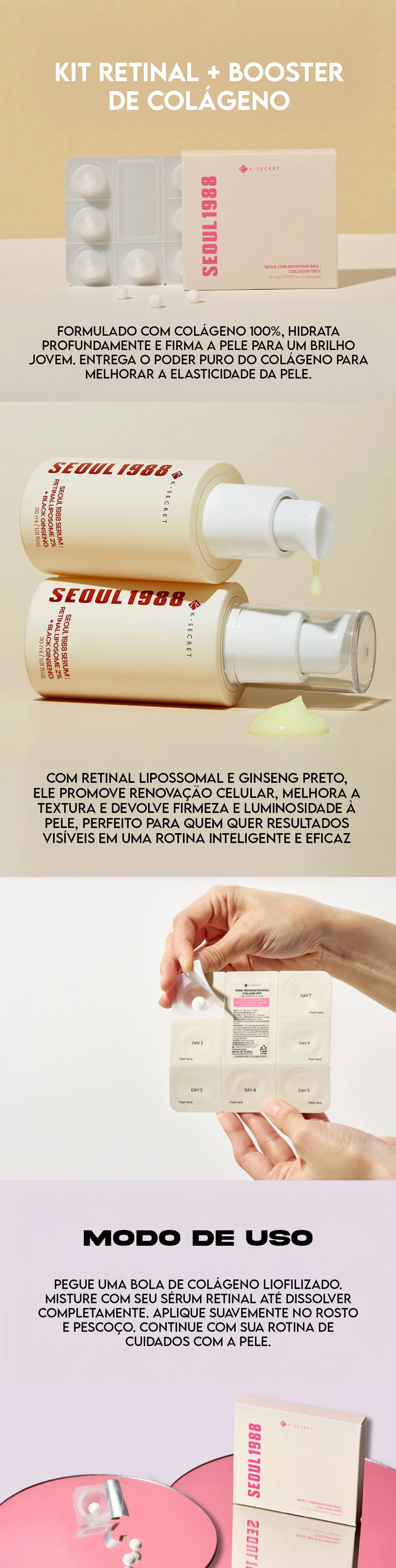 K-Secret Kit Seoul 1988 Retinal + Collagen Boost