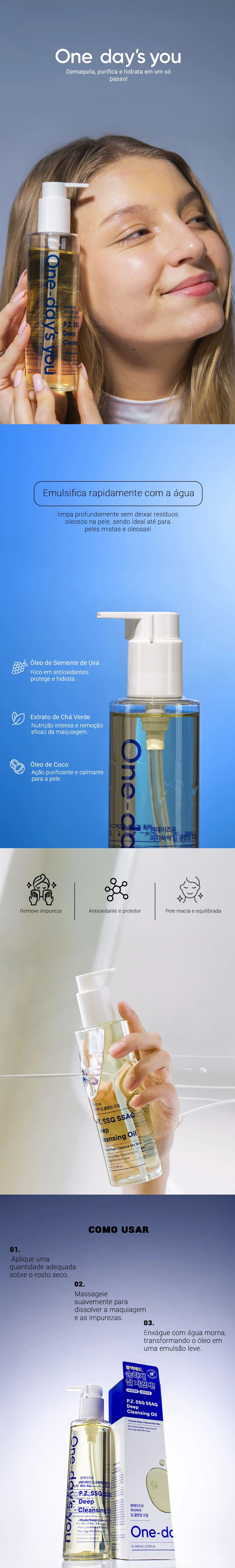 One Days You Deep Cleansing Oil