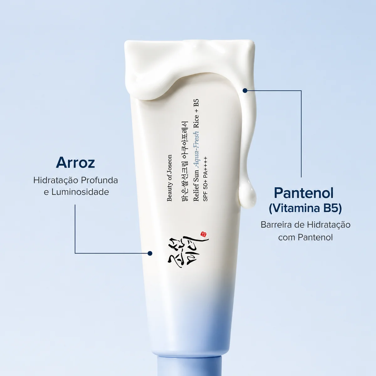 Beauty of Joseon Rice + B5 - Protetor Solar Facial Hidratante FPS50+ PA++++