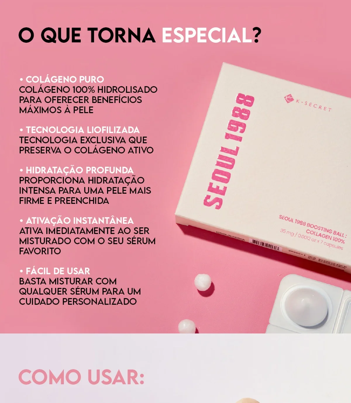 K-Secret Seoul 1988 Boosting Ball: Collagen 100% 35g