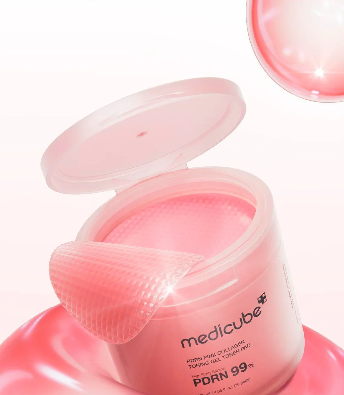 Medicube Toner Pad PDRN Pink Collagen Toning Gel 120ml