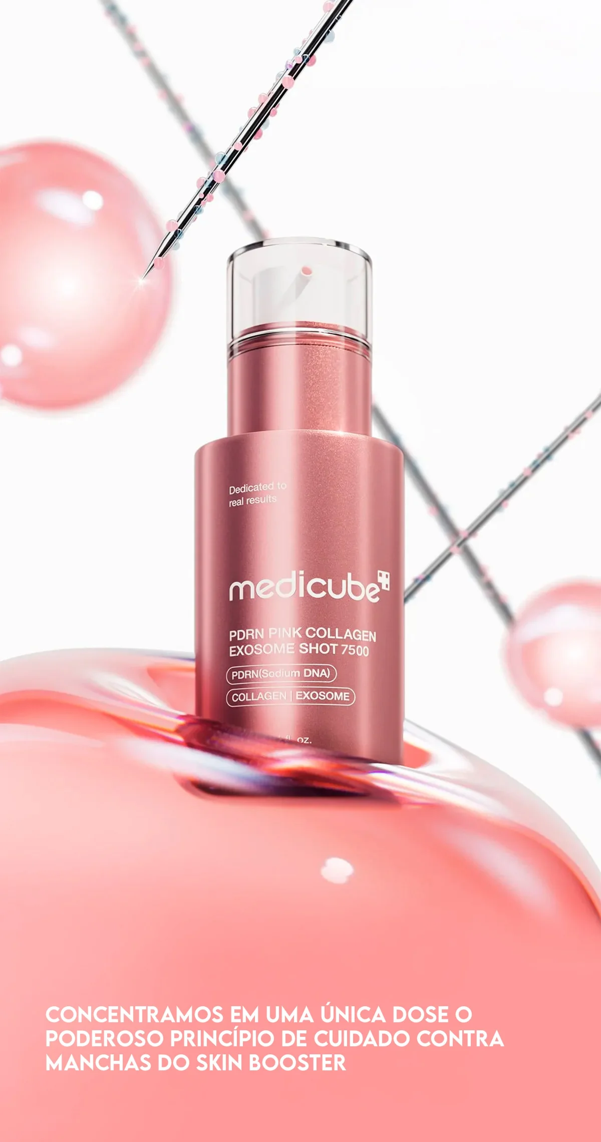 Medicube Sérum Pdrn Pink Collagen Exosome Shot 7500 30ml