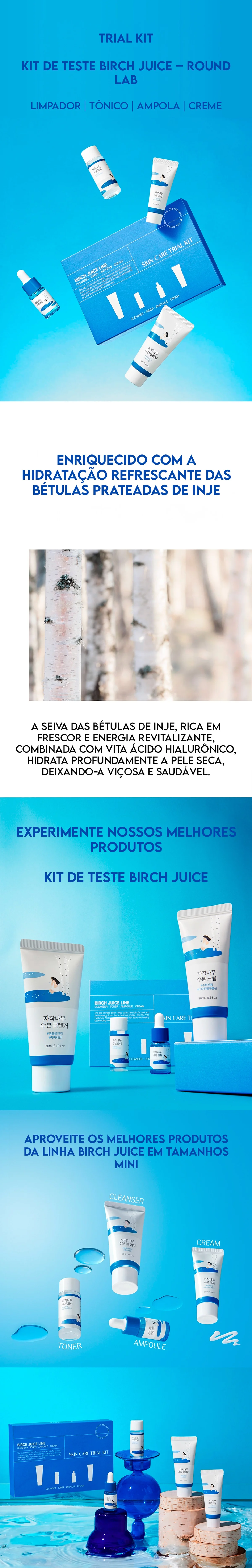 Round Lab Birch Juice Toner - Trial Kit